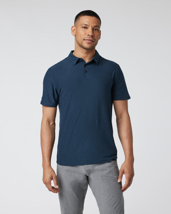 Strato Tech Polo | Navy Heather