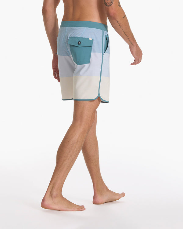 Cruise Boardshort | Sagebrush Wave Stripe