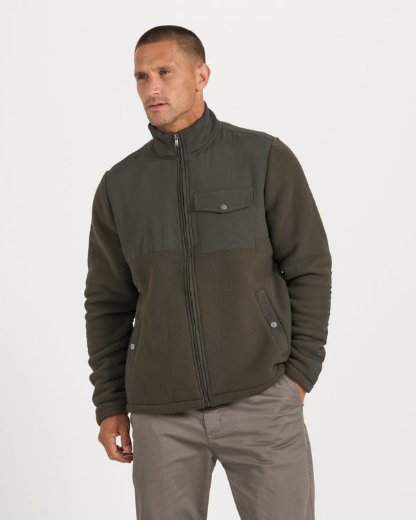 Morrow Sherpa Jacket | Dark Oregano